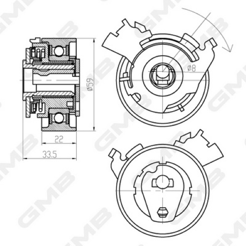 TIMING BELT TENSIONER CHEV ISUZU OPEL TIMING BELT TENSIONER CHEV ISUZU OPEL